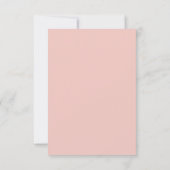 ピンクの焼き物用手袋 サンクスカード サンキューカード (裏面)