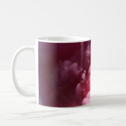 ピンクの煙 コーヒーマグカップ (左)