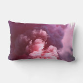 ピンクの煙 ランバークッション (裏面)