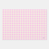 ピンクの熱帯のパップスのギフトラップセットで3の ラッピングペーパーシート (正面2)