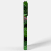 ピンクの熱帯ハイビスカスフラワーカモフラージトカゲ Case-Mate iPhoneケース (裏面 / 右)