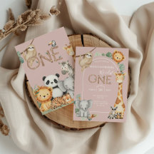 ピンクの熱帯野生のワンジャングルサファリ動物