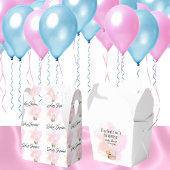 ピンクの熱気球で赤ちゃん動物サファリ フェイバーボックス