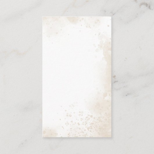 ピンクの熱気球の雲ベビーシャワー エンクロージャーカード (裏面)