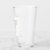 ピンクの熱気球の雲 タンブラーグラス (左)