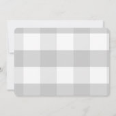 ピンクの熱気球アップと赤ちゃん遠くにのシャワー 招待状 (裏面)