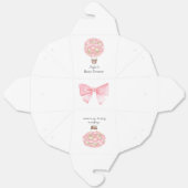 ピンクの熱気球ガールベビーシャワー フェイバーボックス (見開き)