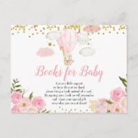 ピンクの熱気球動物の本ベビー