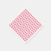 ピンクの熱気球 スタンダードカクテルナプキン (角)