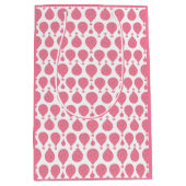 ピンクの熱気球 ミディアムペーパーバッグ (正面)