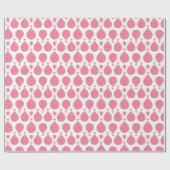 ピンクの熱気球 ラッピングペーパー (フラット)