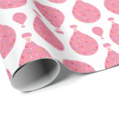 ピンクの熱気球 ラッピングペーパー (ロールコーナー)