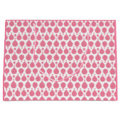 ピンクの熱気球 ラージペーパーバッグ (正面)