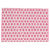 ピンクの熱気球 ラージペーパーバッグ (裏面)