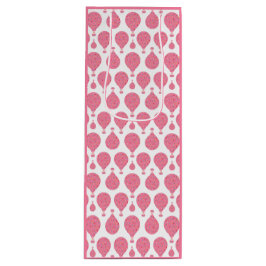 ピンクの熱気球 ワインギフトバッグ