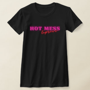 ピンクの熱表現いTシャツ Tシャツ