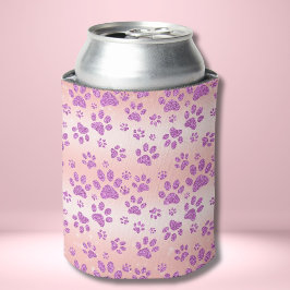 ピンクの牛のスポット柄 缶クーラー