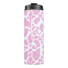 ピンクの牛の斑点アニマルプリントパターン タンブラー