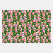 ピンクの牛 ラッピングペーパーシート (正面2)