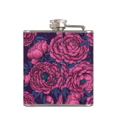 ピンクの牡丹の花束 フラスク (裏面)