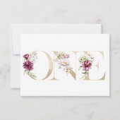 ピンクの牡丹オンダーフル誕生日パーティーの水色 サンキューカード (裏面)