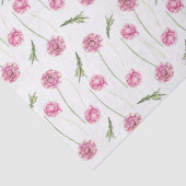 ピンクの牡丹スモールビジネスパッケージ 薄葉紙 (詳細)