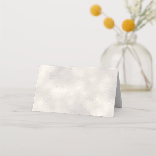 ピンクの牡丹フローラ金ゴールドスクリプト&フレーム結婚ズ プレイスカード (裏面)