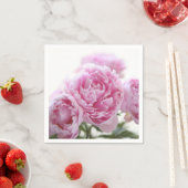 ピンクの牡丹 スタンダードカクテルナプキン (インサイチュ)