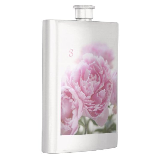 ピンクの牡丹 フラスク (右)