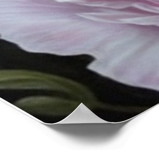 ピンクの牡丹 ポスター (角)