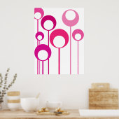 ピンクの牧草地_01 ポスター (キッチン)