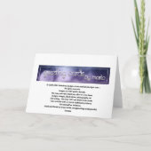 ピンクの犬の骨*ウーフ*グリーティ空白のングカード3 カード (裏面)