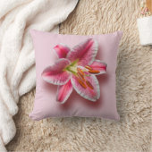 ピンクの独身のな占星家ユリ クッション (ブランケット)