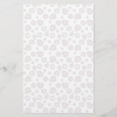 ピンクの猫が「C」を並べた 便箋 (裏面)