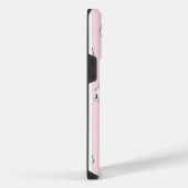ピンクの猫のスマホケース iPhoneケース (右側面)