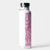 ピンクの猫のパターン ウォーターボトル (右面)