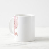 ピンクの猫プリントマグカップ コーヒーマグカップ (正面左)