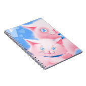 ピンクの猫 ノートブック (右側)