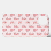 ピンクの猫。パターン Case-Mate iPhoneケース (裏面 (横))