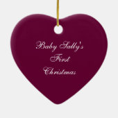 ピンクの王冠のオーナメント セラミックオーナメント (裏面)