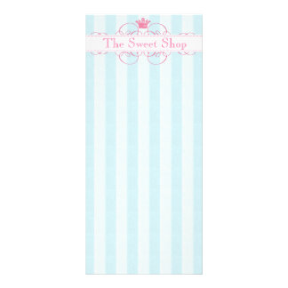 ピンクの王冠の甘い店の棚カード ラックカード