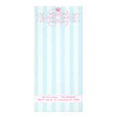 ピンクの王冠の甘い店の棚カード ラックカード (裏面)