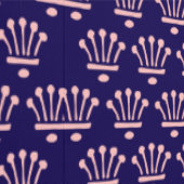 ピンクの王冠は濃い青です。 壁紙 (縫い目)