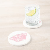 ピンクの王冠 コースター (側面)