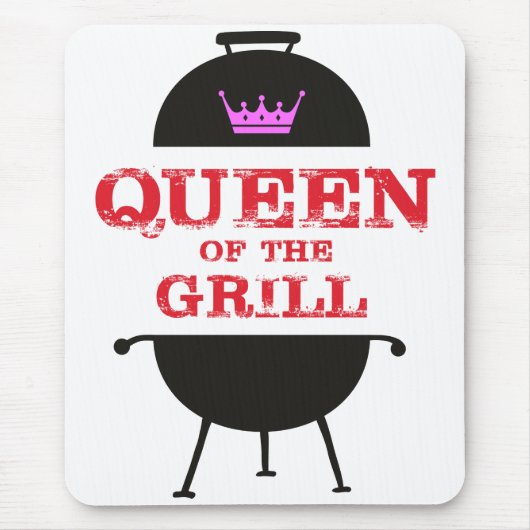 ピンクの王冠、赤い女王 マウスパッド (正面)