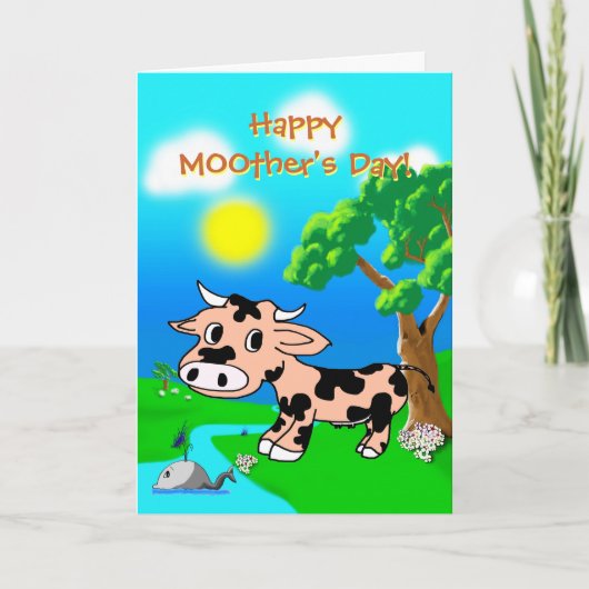 ピンクの王子からプンで母の日 シーズンカード (正面)