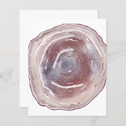 ピンクの瑪瑙 (正面/裏面)