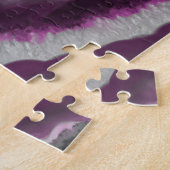 ピンクの瑪瑙 ジグソーパズル (側面)