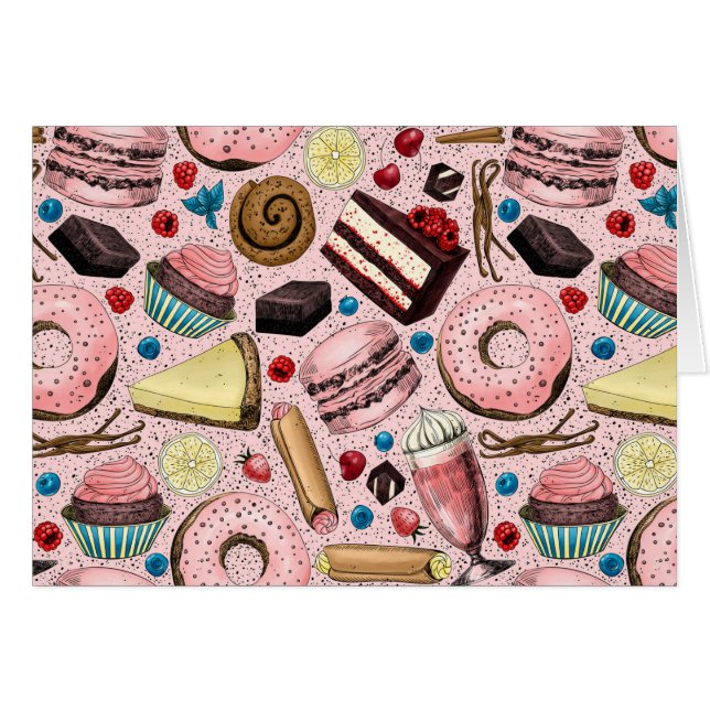 ピンクの甘いお菓子 (正面横)