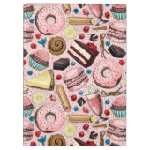 ピンクの甘いお菓子 クリップボード (裏面)